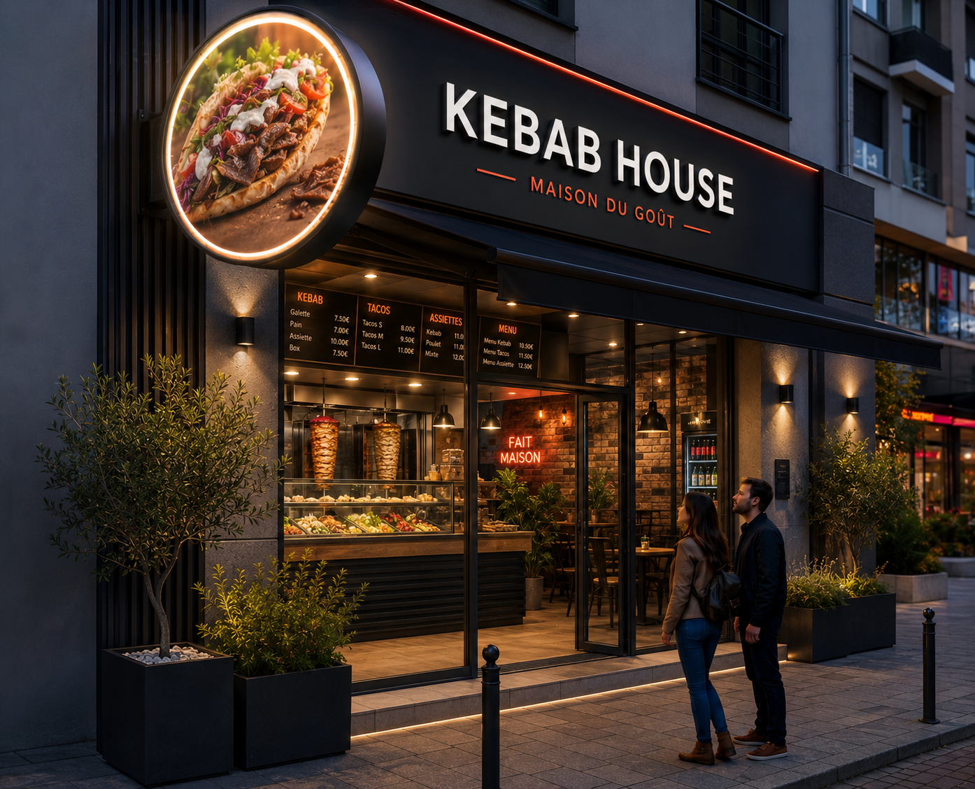 Signalétique pour kebab : comment se démarquer dans un secteur ultra concurrentiel