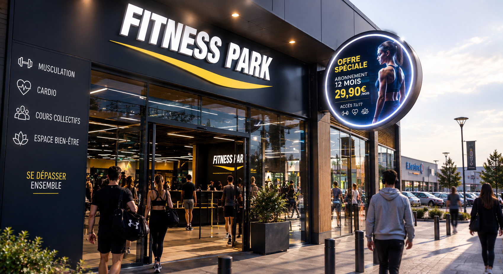Vitrine de salle de sport, comment attirer plus d’adhérents